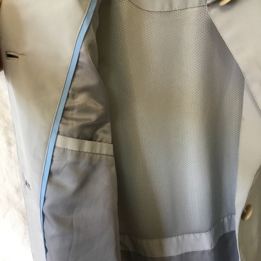 Kenneth Cole Reaction Light Gray Classic Rain Coat - Picture 9 of 14